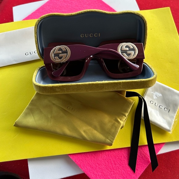 GUCCI Authentic BIG OVERSIZED GG Luxury Sunglasses - Picture 3 of 10